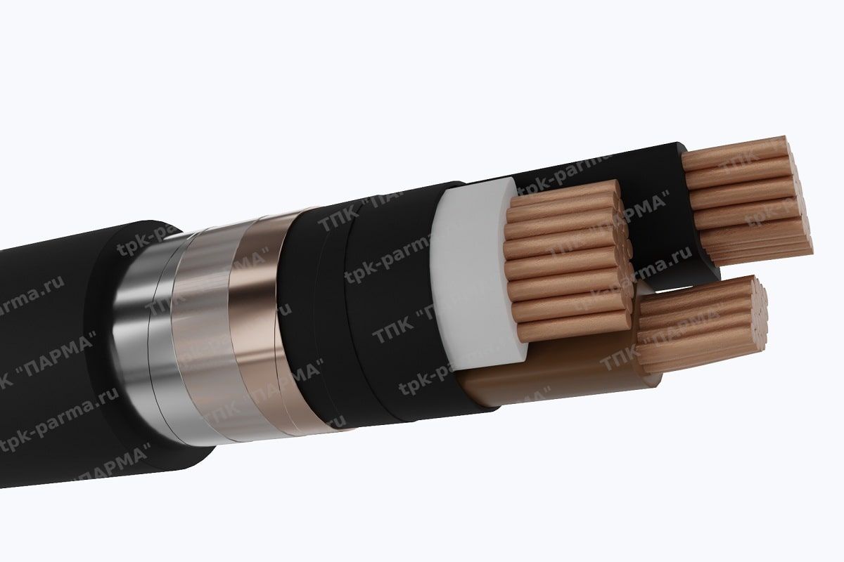 Фотография провода Кабель ПвБПнг(A)-HF 3х95/16 - 10кВ