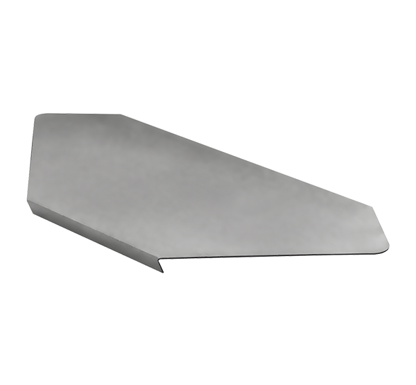 Крышка угла горизонтального 90' SKYG90*400*2,0 ZN